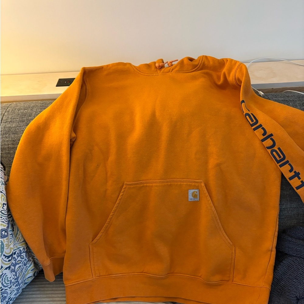 Carhartt Burnt Orange Loose Fit Hoodie